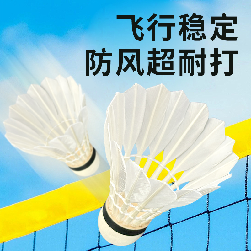 正品飞行稳定耐打羽毛球