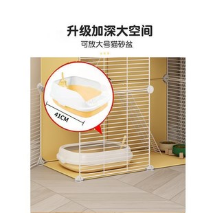 猫笼子家用室内超大自由空间猫柜猫咪猫屋别墅小型宠物笼子猫空笼