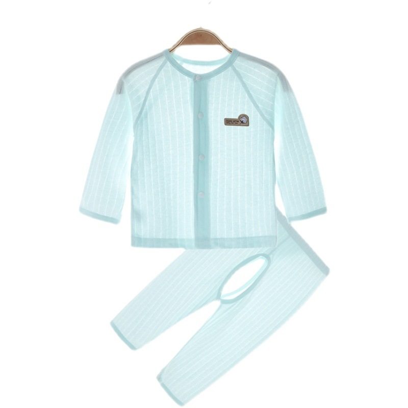 婴儿分体内衣套装夏打底空调服宝宝内穿秋衣秋裤开裆全棉睡衣薄款,童装/婴儿装/亲子装,内衣套装,淘宝优惠券,粉丝福利购,淘宝优惠卷