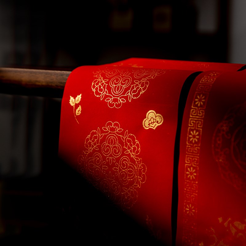 【西泠印社】2025蛇年新款蜡染万年红对联纸斗方空白手写对联专用