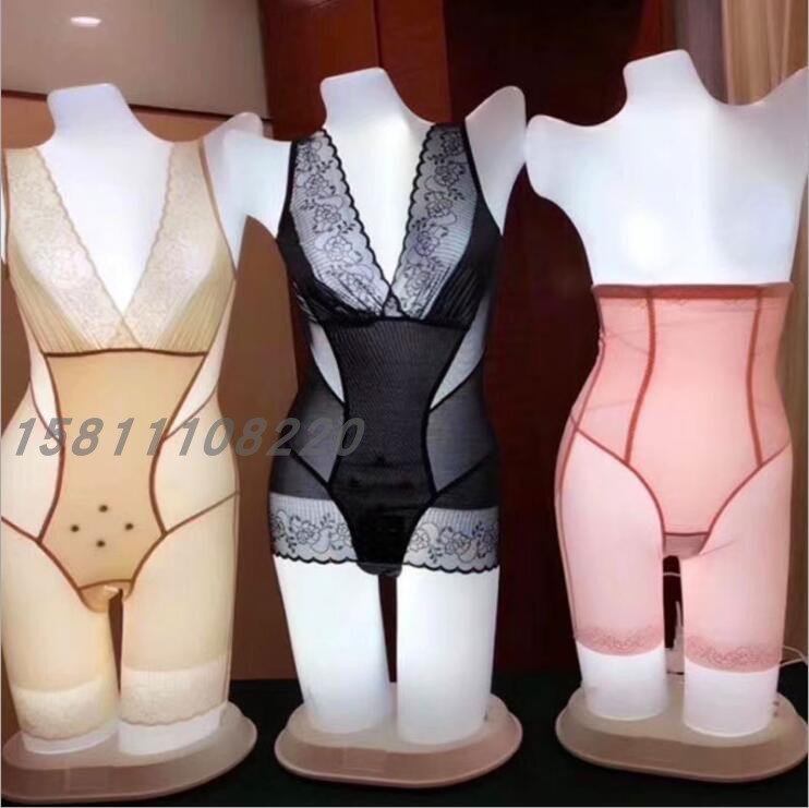 内衣模特道具女半身发光橱窗女模特美体灯模灯光胸膜内裤半体包邮