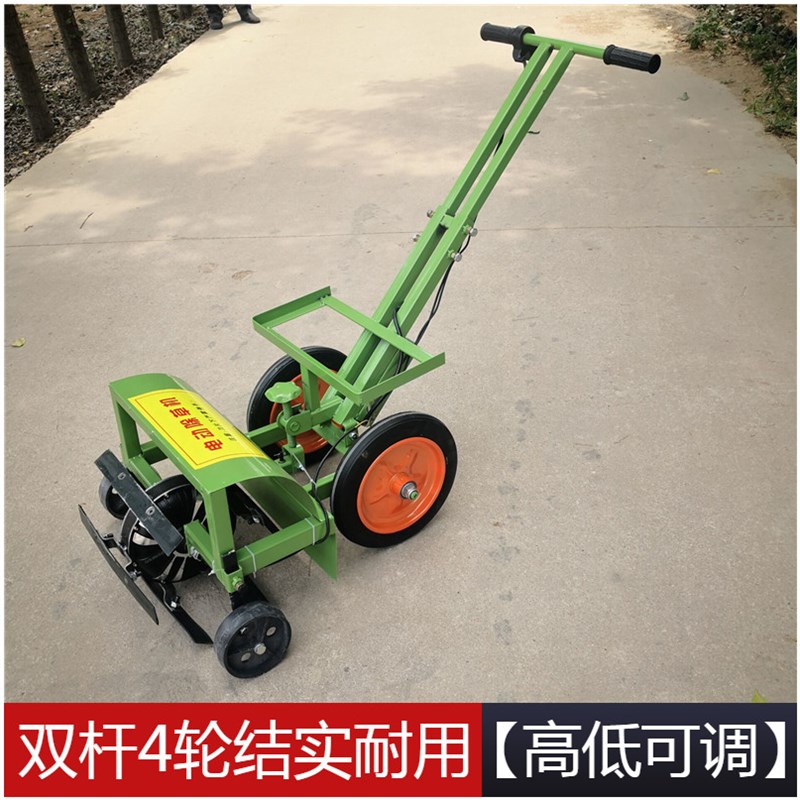 48V电动除草机充电除草机手推农用割草机开荒手扶锄地松土锄草机