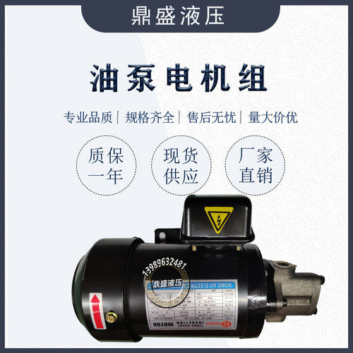 TOP11A1213A油泵电机组合三角内插式90-250W液压齿轮润滑泵摆线泵