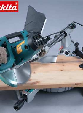 原装牧田Makita滑动复合式斜断锯木工介铝机铝型材切割机LS1018LN