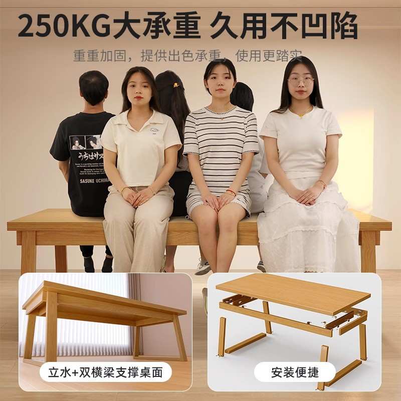 纯实木书桌双人电脑桌卧室家用学习桌长方形写字桌简易长条办公桌
