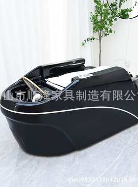 高端品质网红潮店智能电动按摩洗头床Export quality sh ampoo be