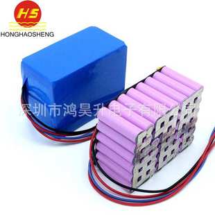 厂家 18650电池组LED庭院景观灯太阳能路灯专用锂电池 24V 12A