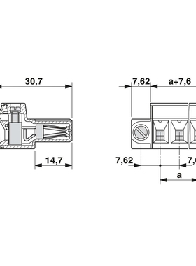 现货PCB 插拔式连接器 - PC 4/12-STF-7,62 1827583
