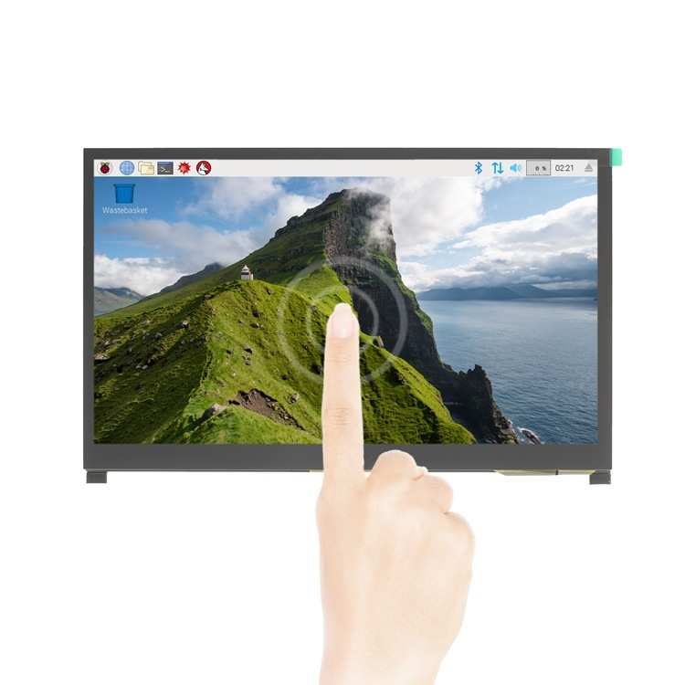 10.1寸树莓派LCD HDMI显示屏显示器 Raspberry Pi 3B+/4B带支架-H