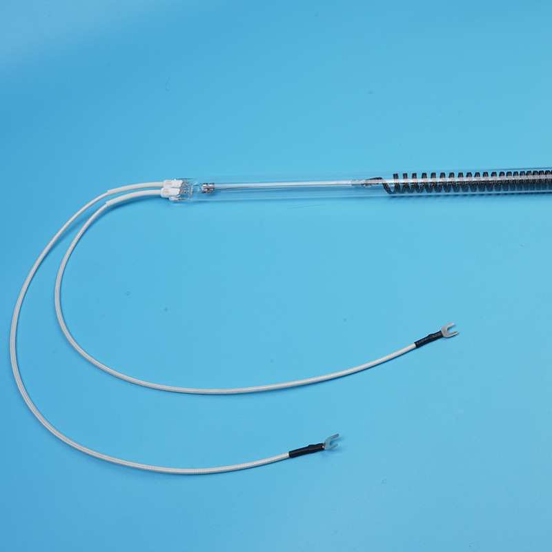 单端碳纤维加热管烧烤加热管单端工业发热管单头远红外石英电热管