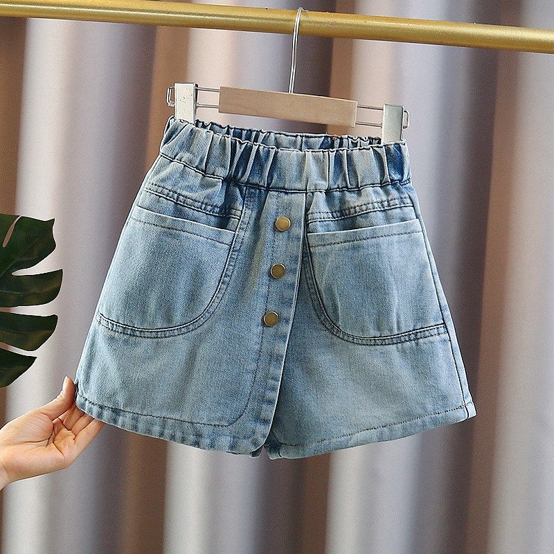 女童牛仔裙裤夏季2025新款儿童洋气时髦短裤大童夏装外穿薄款裤子,童装/婴儿装/亲子装,儿童牛仔裤,淘宝优惠券,粉丝福利购,淘宝优惠卷