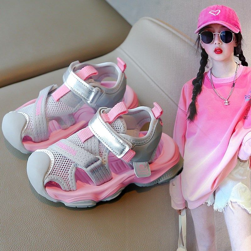 儿童凉鞋女童凉鞋2025夏季新款儿童鞋子小女孩公主鞋软底珍珠鞋,童鞋/婴儿鞋/亲子鞋,凉鞋,淘宝优惠券,粉丝福利购,淘宝优惠卷