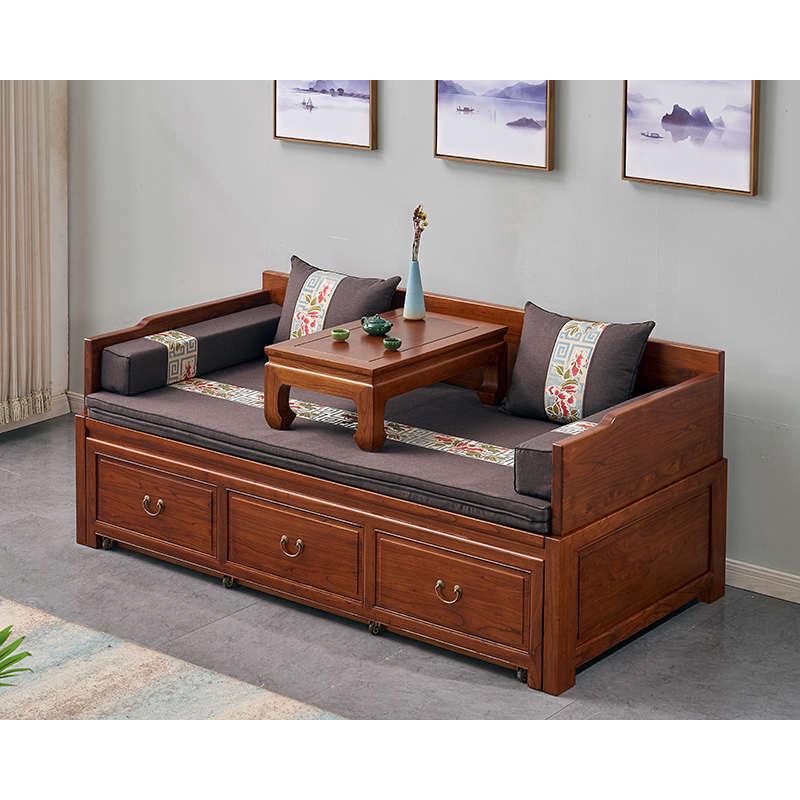 罗汉床垫子罗汉床五件套中式红木家具垫棕垫海绵垫Y靠包莲花包