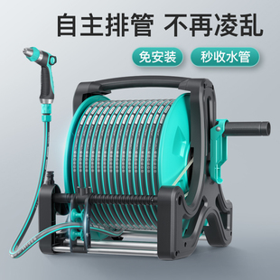 洗车高压水枪家用冲洗浇花神器喷头淋水浇菜洒水软管水管收纳架