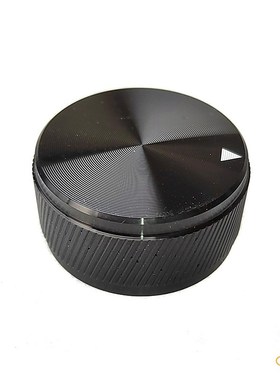 铝合金旋钮编码器功放电位器实芯键盘音量调节内孔6mm34X17MM黑色