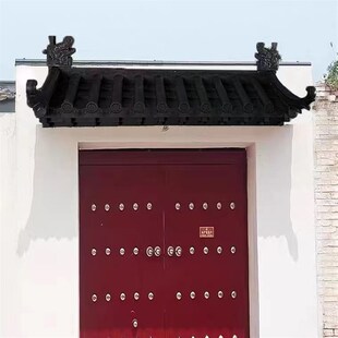 加大加厚封底瓦免架瓦塑料饰瓦新瓦门瓦围墙瓦屋簷瓦