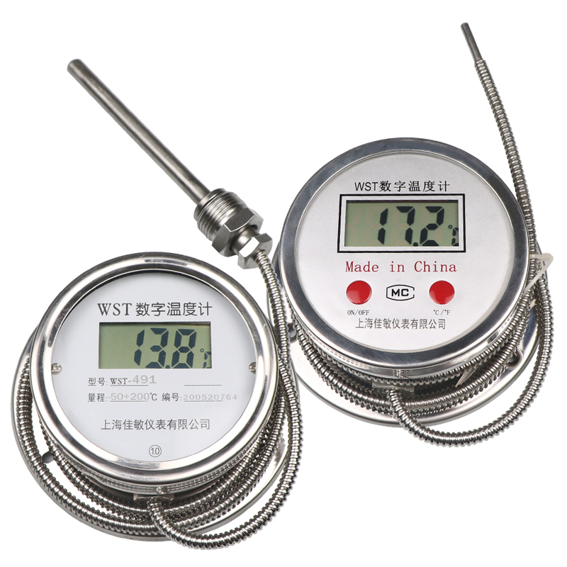 精密数显温度计WTDTM9高精度酸碱温度表工业防水水温表测温仪