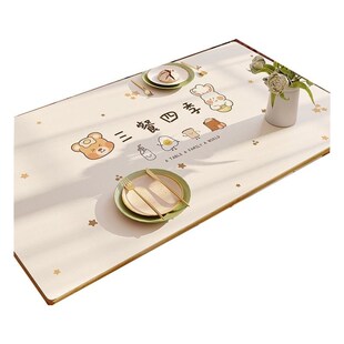 桌垫茶几风桌布防水防油防污茶几垫擦免洗皮革无异味