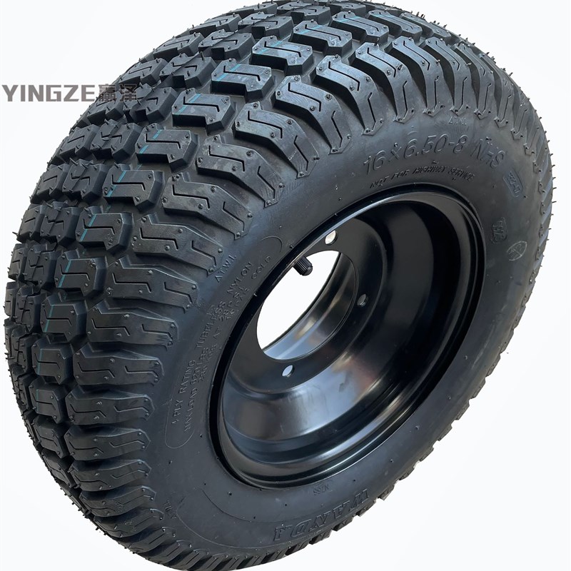 改装四轮电动摩托沙滩车卡丁车16X6.50-8寸真空轮胎轮毂公路花纹
