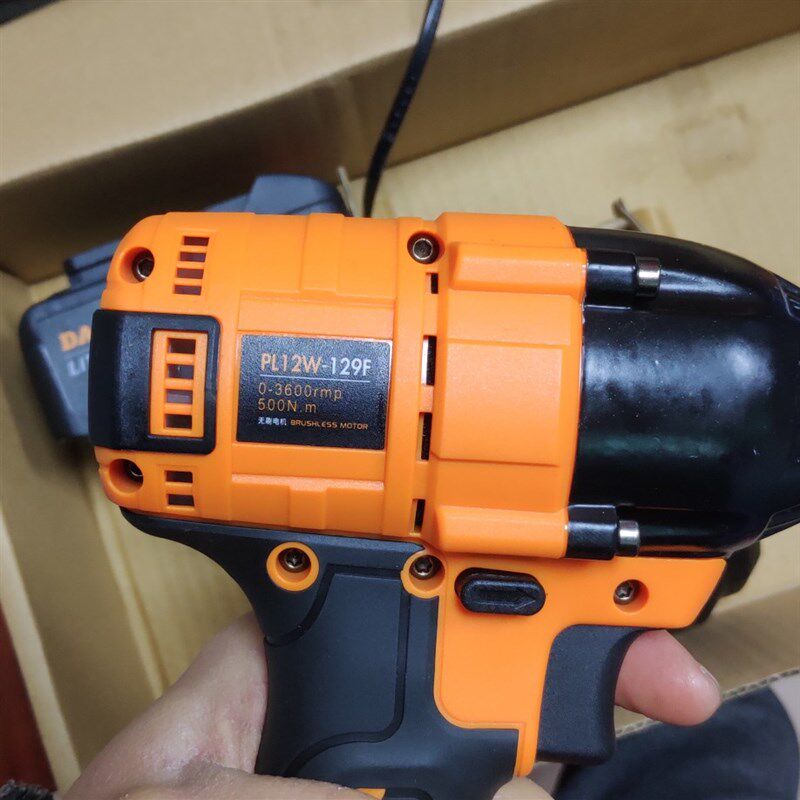 大得无刷电动牛大扭力冲击汽车架子工木工筒风炮