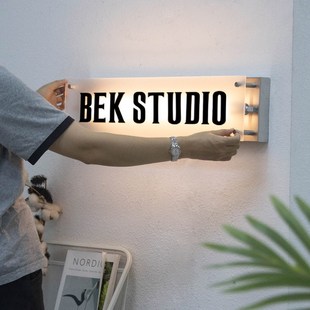 磨砂灯箱定制 门头ld发光广告牌 店铺挂墙式招牌灯牌