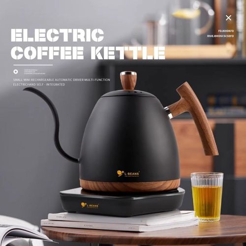 不锈钢智能温控手冲咖啡壶长嘴控温挂耳H泡茶恒温电热烧水壶细口