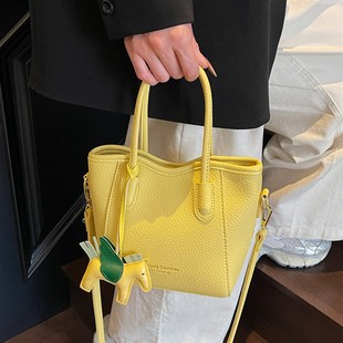百搭斜挎水桶 时尚 韩系小众设计简约休n闲手提包包女2025春季 新款