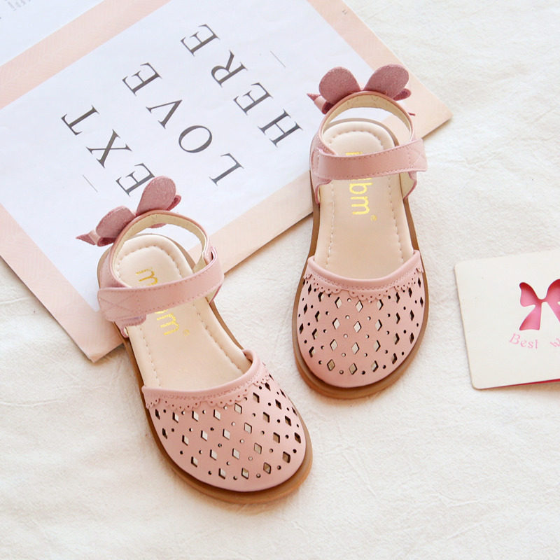 真皮公主鞋包头女童凉鞋2021夏新款软底小童鞋宝宝凉鞋镂空女童鞋,童鞋/婴儿鞋/亲子鞋,凉鞋,淘宝优惠券,粉丝福利购,淘宝优惠卷