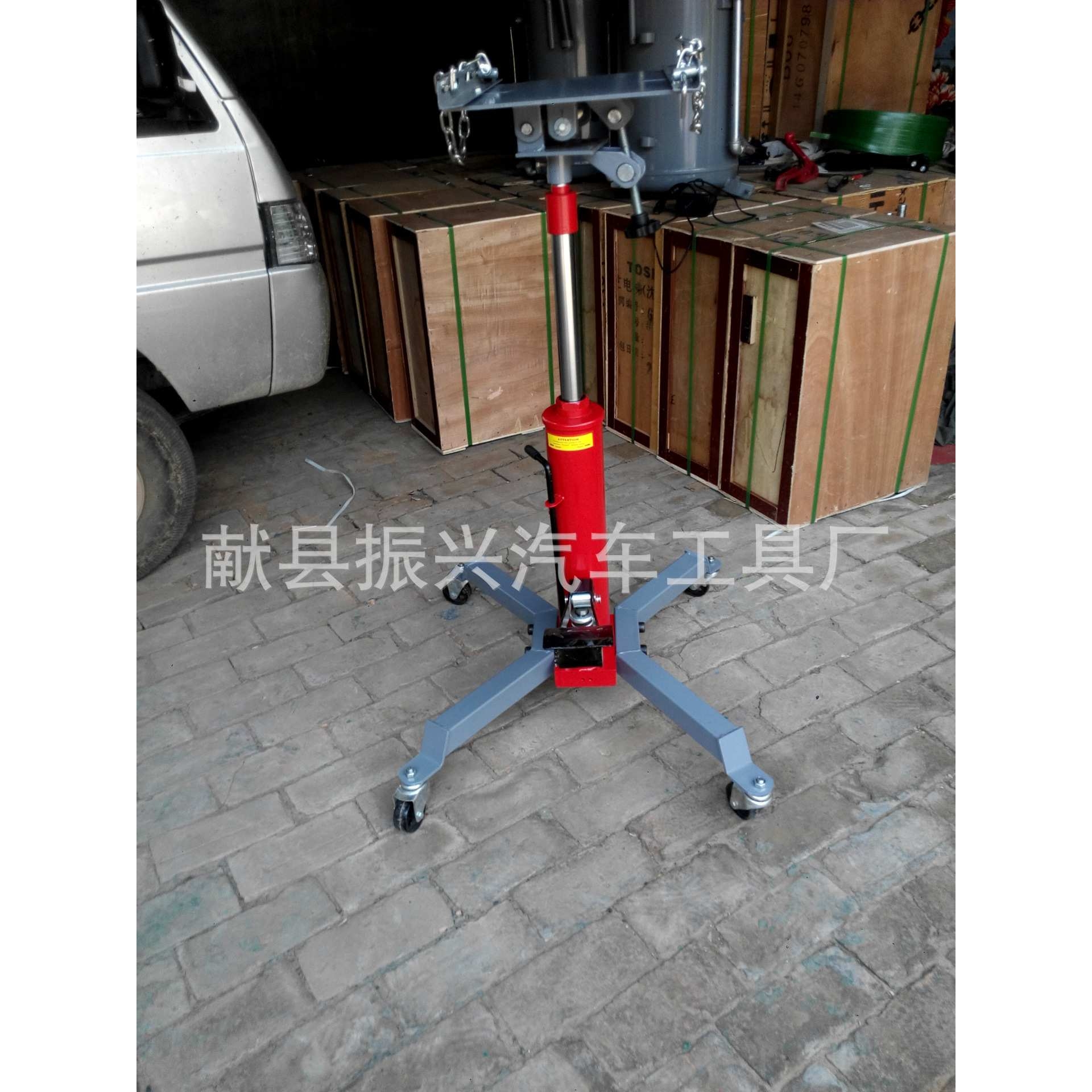 汽车工具设备0.5T套缸式液压高位运送器 变速箱托架 单杠
