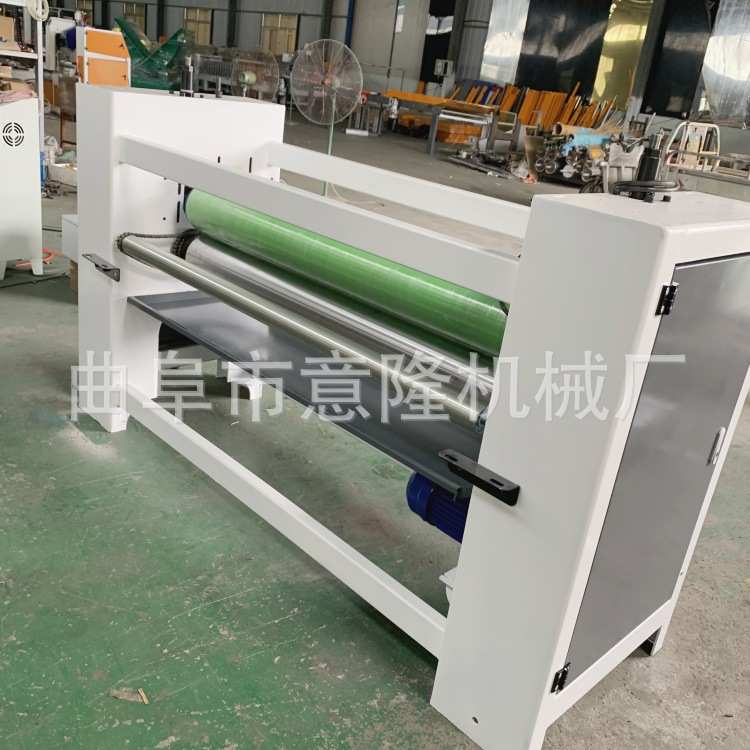 门框全自动涂胶机涂胶均匀不漏胶碳晶板单面滚胶机辊子免清理