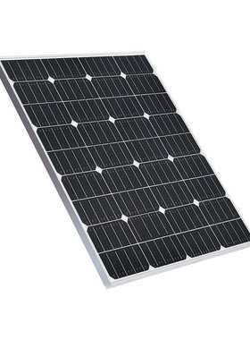 鑫普光单晶太阳能玻璃板18V100W白色背 接线盒带0.9米线接mc4接头