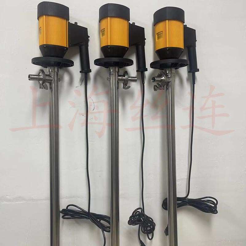 HD-E2-V+SS316L-1500可调速油桶泵手提式化工插桶泵防腐抽液泵