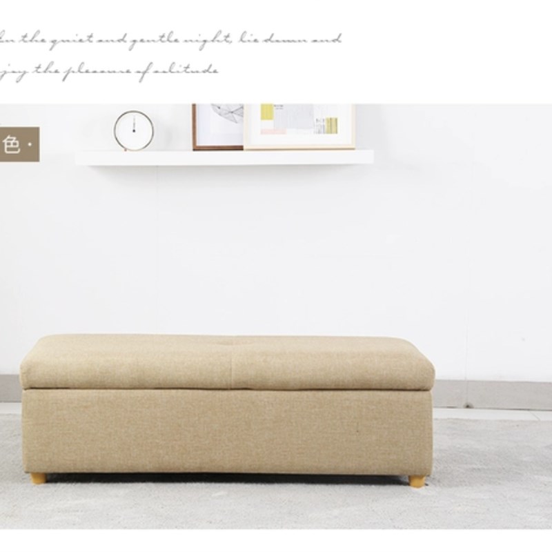 布艺换鞋凳储物沙发凳床尾收纳凳鞋店试换鞋凳服装店休息长凳子