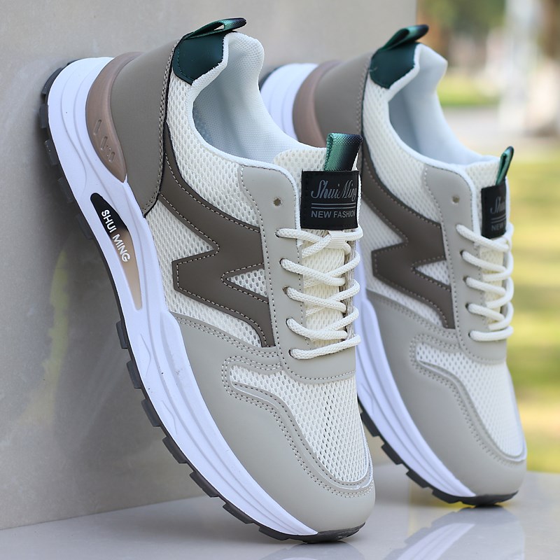 夏季男鞋运动鞋镂空透气网面洞洞凉鞋学生百搭休闲软底防滑跑步鞋