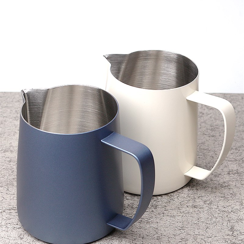 拉花杯304不锈钢加厚奶泡杯咖啡拉茶壶 咖啡奶茶店用品尖嘴拉花缸