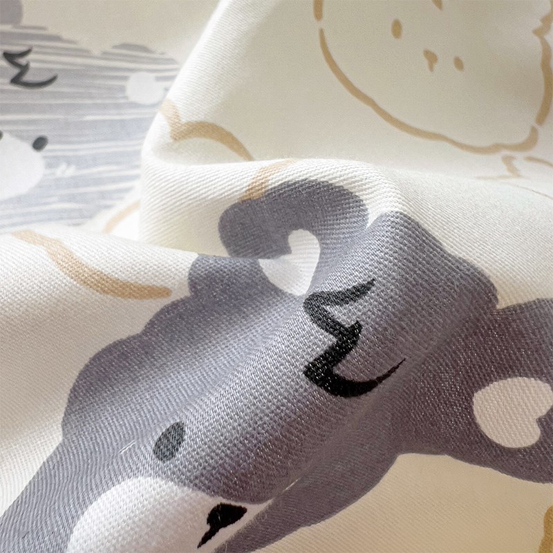 可爱卡通全棉床上四件套100纯棉亲肤儿童被套床单三件套ins风床品