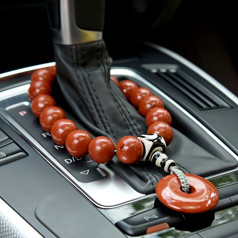 汽车装饰品档位珠大气个性女男自动手动挡杆把套挂件车内摆件