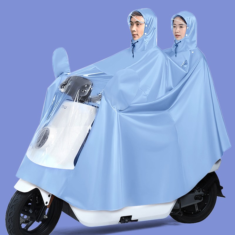 适用于九号电动车A2Z90雨衣亲子双人女款A2Z40雨披雨具a2z 35c罩