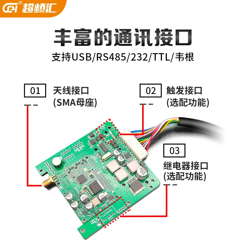 超高频rfid模块uhf电子标签嵌入式读写器远距离射频识别ttl读卡器