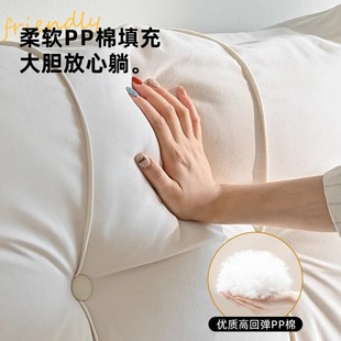 可拆洗定制民宿床上靠枕榻榻米大靠背垫 床头靠垫软包靠背2024新款