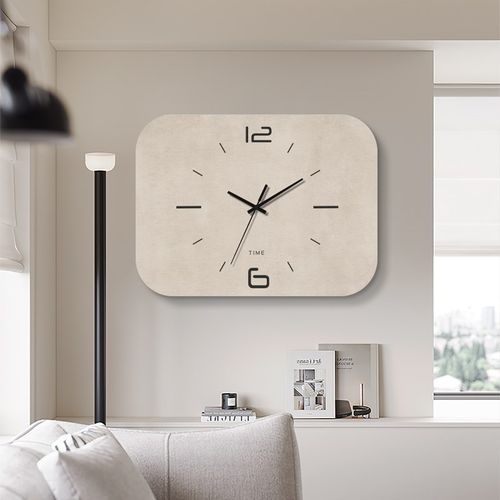 极简电表箱画装饰画带钟表高级感电闸箱开关遮挡时钟简约遮丑推拉