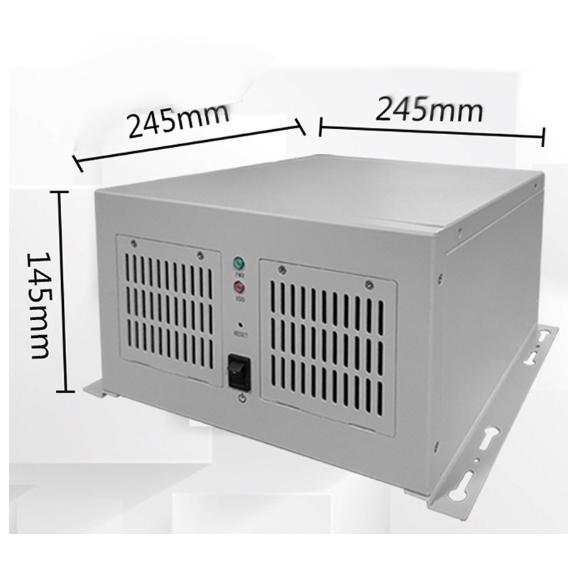 壁挂式工控机箱ITX主板安防设备多串口1U-FLEX电源可定制非标机箱