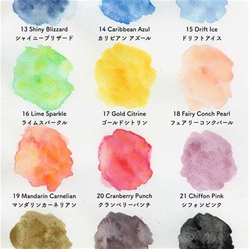 日下部23年新款分层色沉淀色水彩颜料分装