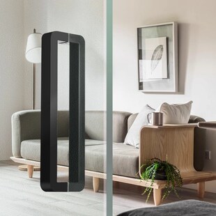 玻璃门拉手不锈钢加厚有无框门把手木门商铺门把手圆角拉手配件