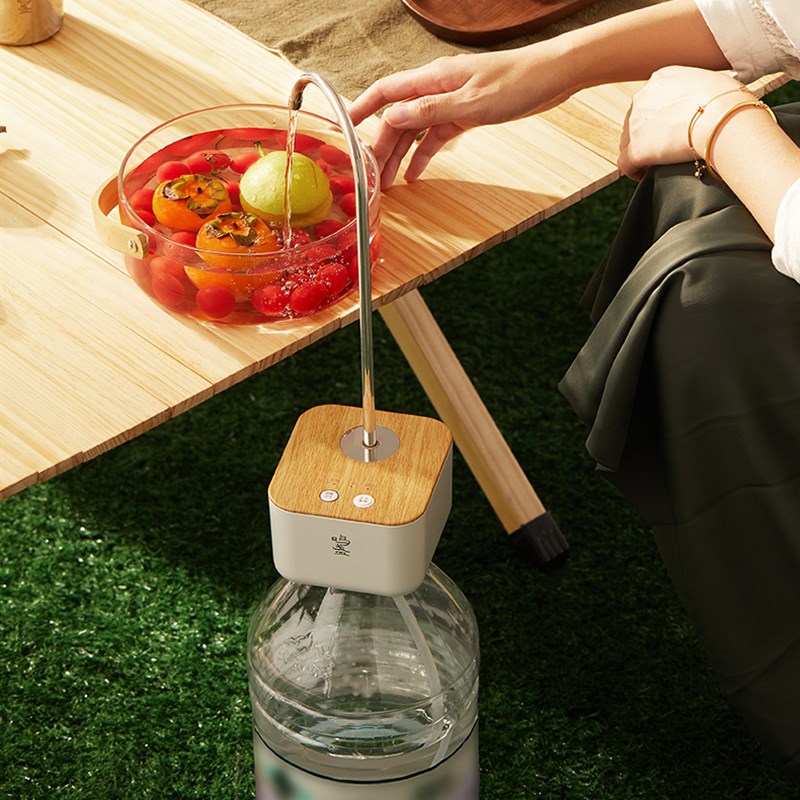 鸣盏自动上水器家用桌面无线抽水器桶装水电动迷你智能上水