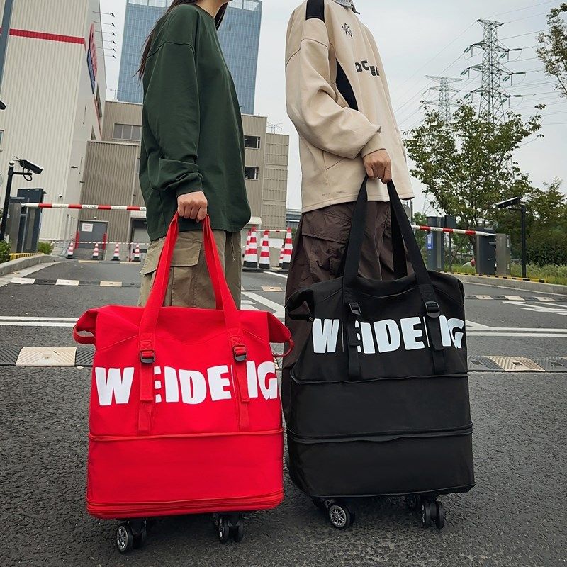 万向轮旅游行李包女轻便大容量带轮子的行李袋短途旅行包男登机包,箱包皮具/热销女包/男包,旅行袋,淘宝优惠券,粉丝福利购,淘宝优惠卷