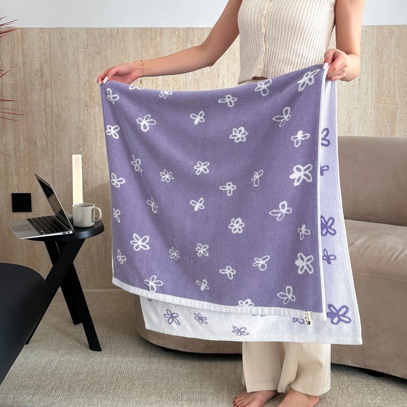 儿童浴巾纯棉a类游泳高级家用宝宝裹巾毛巾两件套新疆长绒棉新款