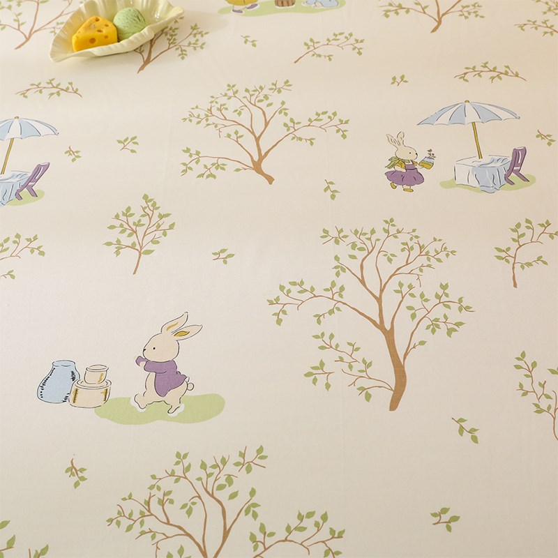 ins卡通加厚纯棉磨毛床单单件冬季简约保暖100全棉被单人学生宿舍