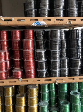 不锈钢绿色红色包塑钢丝绳0.3/0.5/0.6/0.8/1.52mm细软钢丝钓鱼线