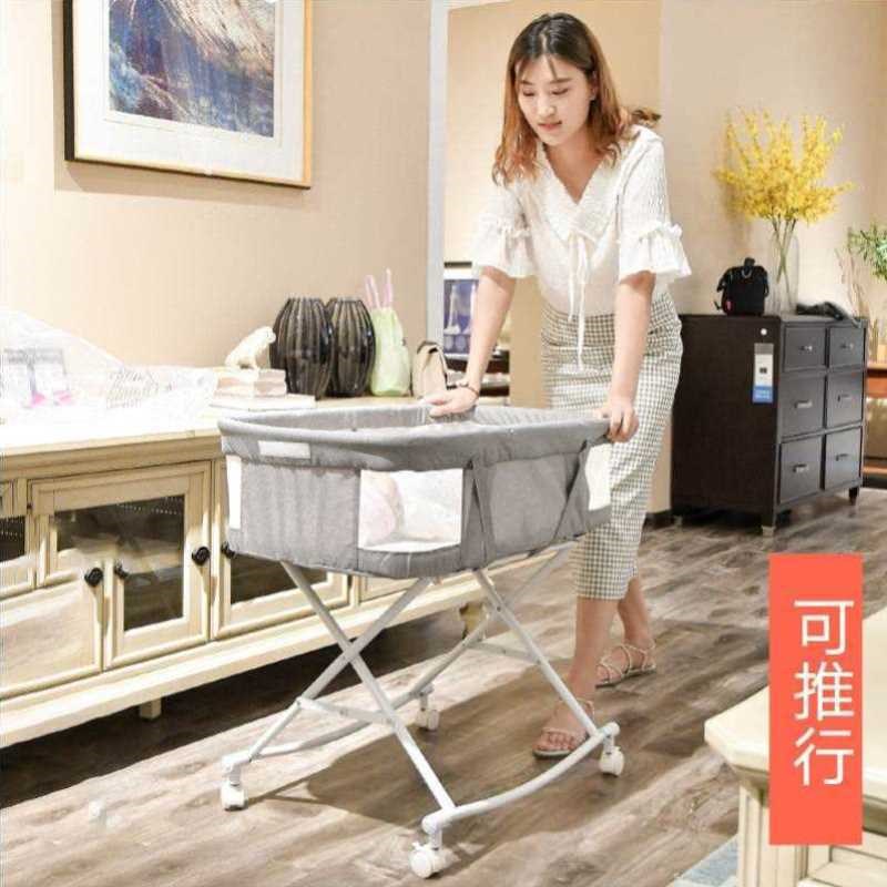 婴儿提篮外出便携式婴儿床可折叠床中床可移动手提篮新生儿宝宝床